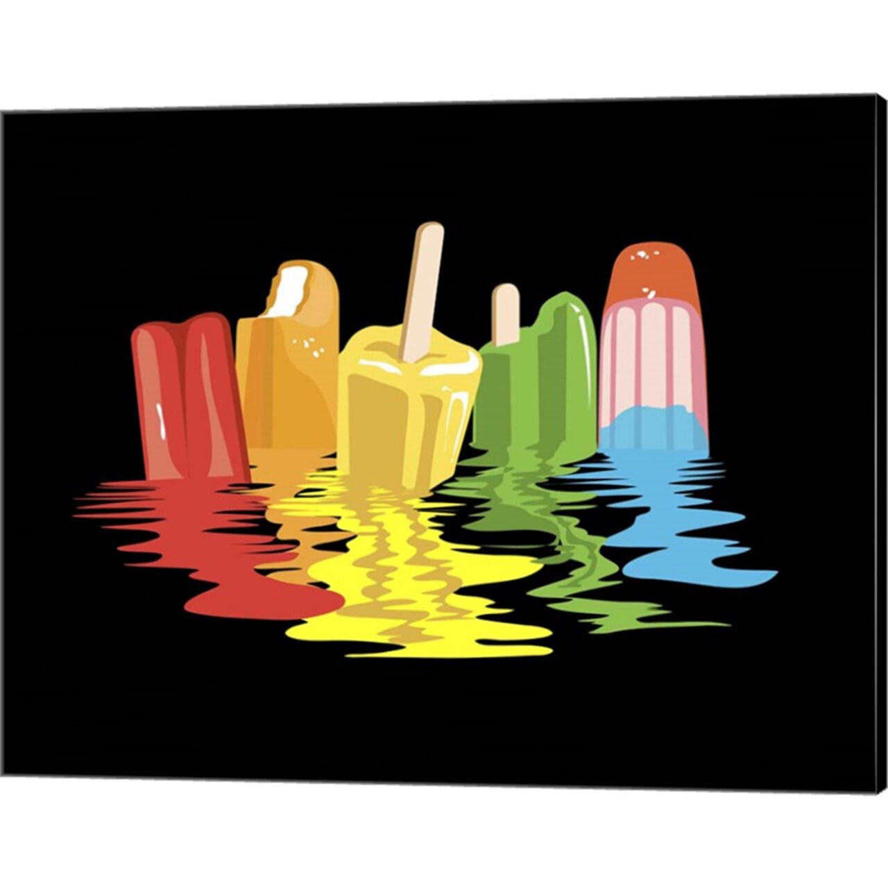 Melted Summer Dreams by Rachel Caldwell 20" x 16" Canvas Wall Art